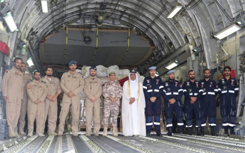 وصول طائرتين قطريتين تحملان مساعدات لمتضرري السيول والأمطار