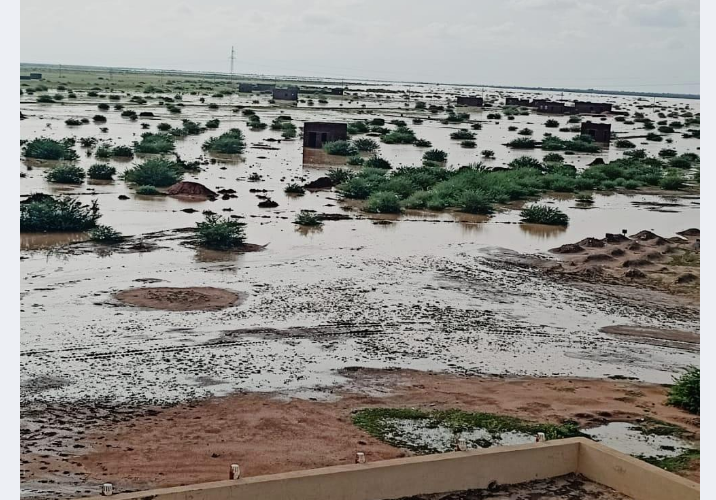 بسبب السيول والأمطار  تلف (23) ألف فدان بالنيل الأزرق