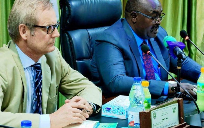 وفد حكومي اتحادي برفقة السفير النرويجي يزور الجنينة