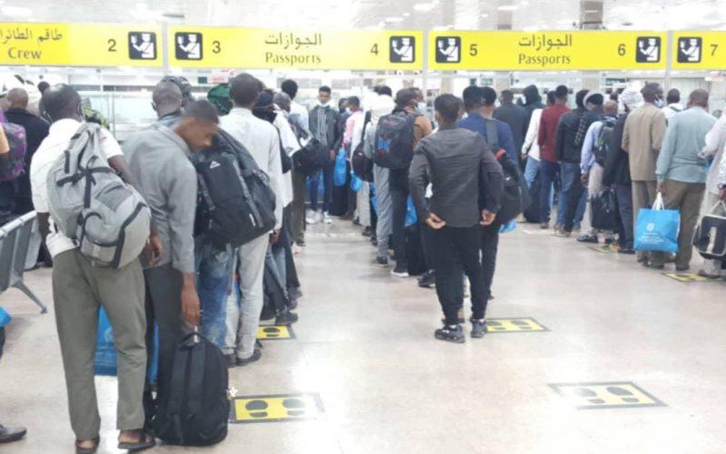 وُصولُ (158) سودانيّاً من دولة ليبيا