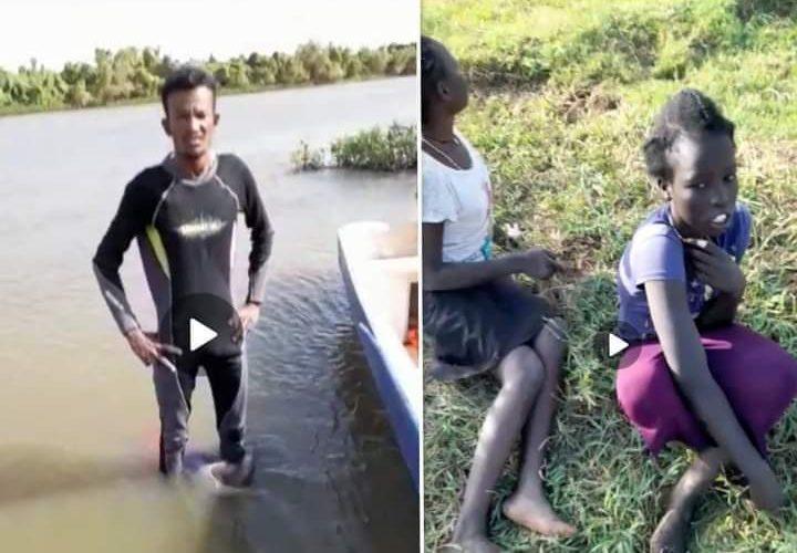 انقاذ فتاتين من موت محقق داخل النيل بالخرطوم