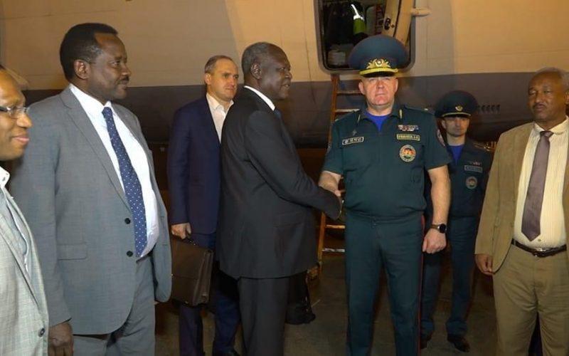 وصول 40 طناً من المساعدات الإنسانية من بيلاروسيا إلى السودان