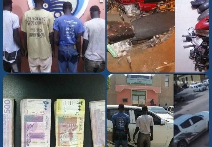 ضبط شبكة متخصصة في جرائم سرقة مقتنيات السيارات والدراجات النارية بالبحر الأحمر