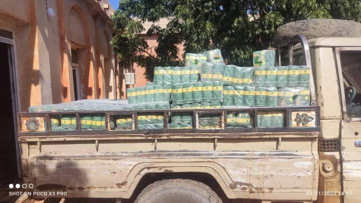 دخل إبان الأحداث الاخيرة..  سحب دقيق فاسد بالنهود