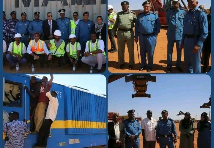 بعد توقف دام عشر سنوات ..  الجمارك تدشن  قطار  نقل الحاويات من الموانئ البحرية إلى الجافة