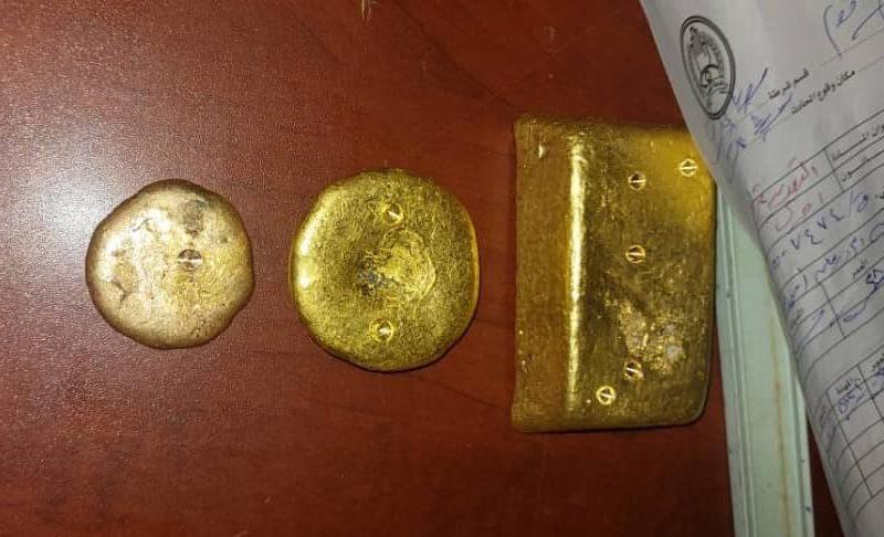 إدارة التعدين تضبط 3 كيلو ذهب و62 جرام مهربة