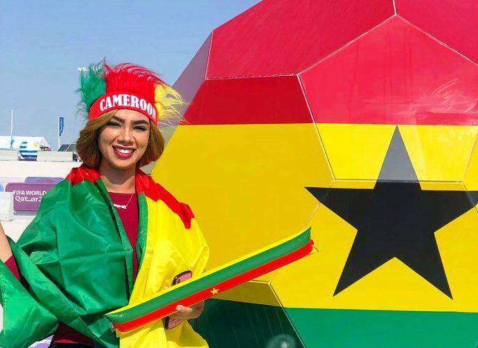 حسناء فضائية النيل الأزرق تؤازر الأسود أمام صربيا