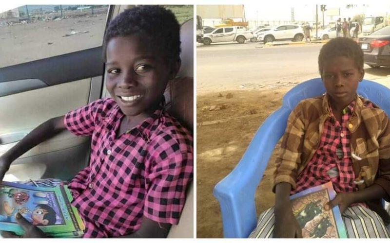 حمودي” بائع الكتب الصغير : *نربح قليلاً من”قصص الأطفال”.. و”الشغل ما عيب”..