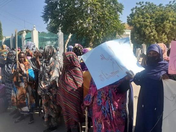 احتجاجات في نيالا على مقتل شخصين برصاص مسلحين