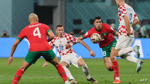 برونزية المونديال.. كرواتيا تتقدم على”أسود الأطلس” بنهاية الشوط الأول