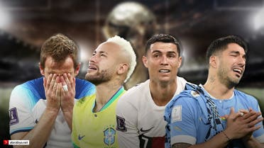 بعد وداع  المونديال:  نجوم كرة القدم يذرفون الدموع