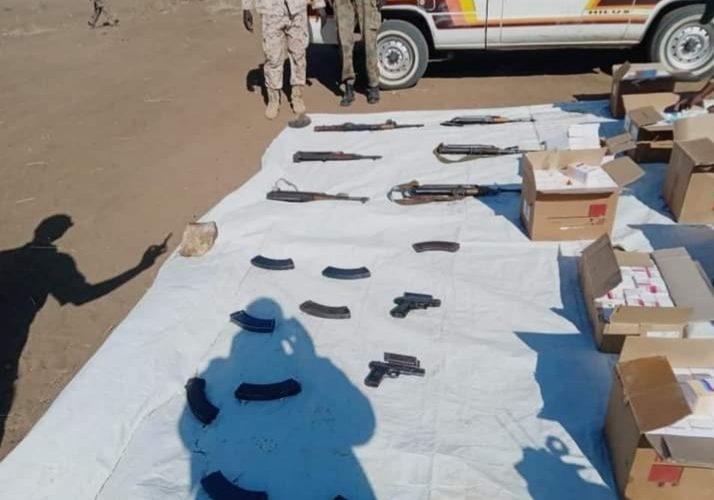 ضبط أسلحة وذخيرة بالجزيرة