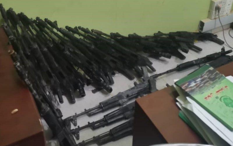 ضبط أسلحة وحشيش بولاية سنار