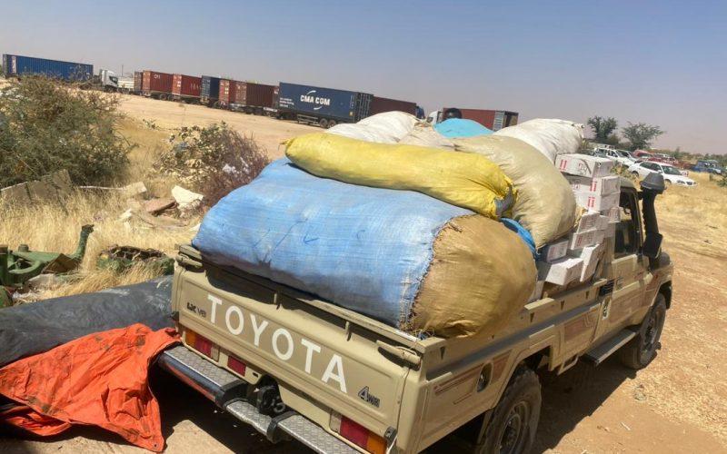 إحباط تهريب ألعاب نارية وملابس مستعملة “قوقو”، بالأُبَيض