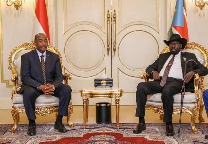 مباحثات بين البرهان وسلفاكير بجوبا