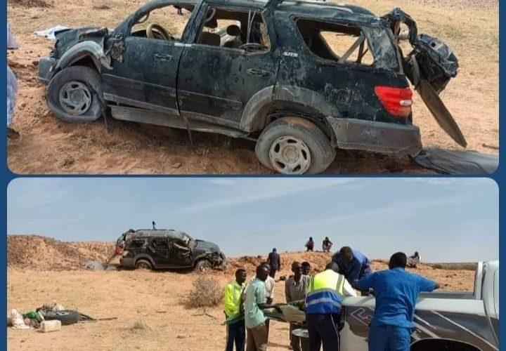 مصرع  وإصابة “13”  شخصاً  إثر حادث مروري بشمال دارفور