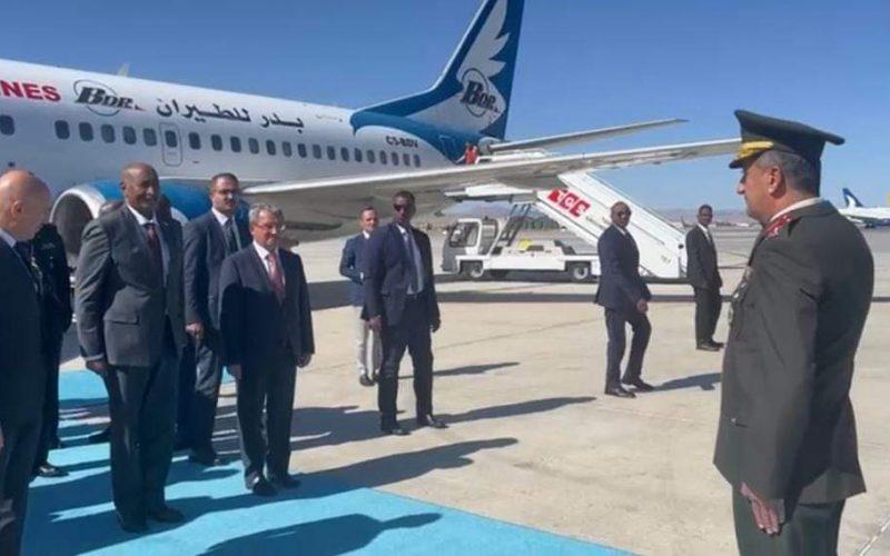 رئيس مجلس السيادة يصل العاصمة التركية “أنقرة”