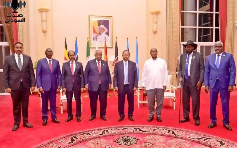 حمدوك يقدم لرؤساء إيغاد رؤية “تقدم” لوقف الحرب