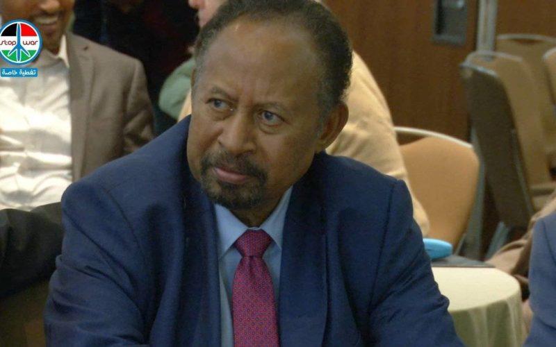 حمدوك: لا حل عسكرياً في السودان.. وأتواصل مع البرهان بشأن الأزمة