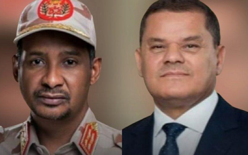 رئيس الحكومة الليبية يدعو حميدتي لزيارة طرابلس تزامناً مع زيارة البرهان