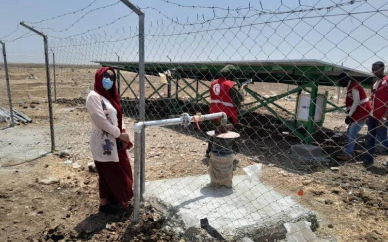 بدء تأهيل محطة مياه الحوري عبر الهلال الأحمر بالقضارف