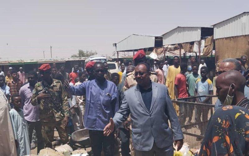 والى شمال كردفان يتفقد السوق المركزى (ملجة الخضار) بمدينة الأبيض