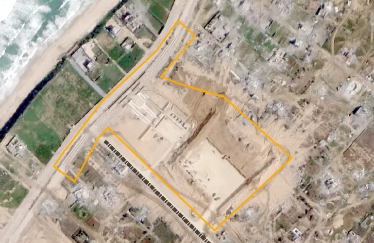 صور أقمار صناعية تُظهر نقاط تفتيش إسرائيلية جديدة تفصل شمال غزة عن جنوبه