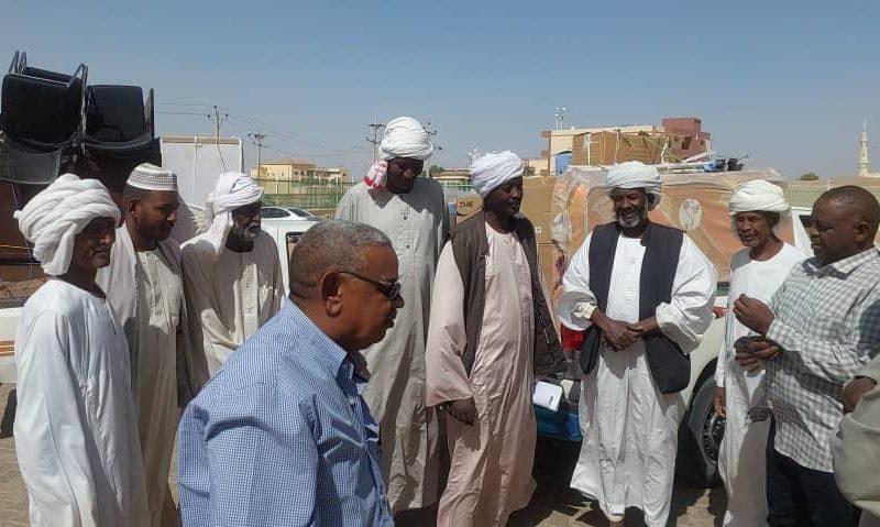 ام كرابيج تتسلم معينات طبية و أثاثات  للمركز الصحي