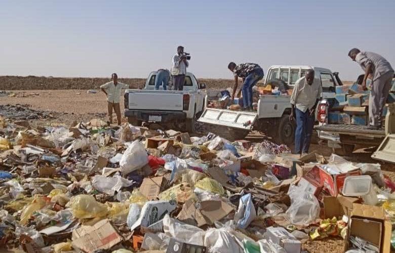 المواصفات ولجنة المستهلك تبيد (15) طنا سلع فاسدة