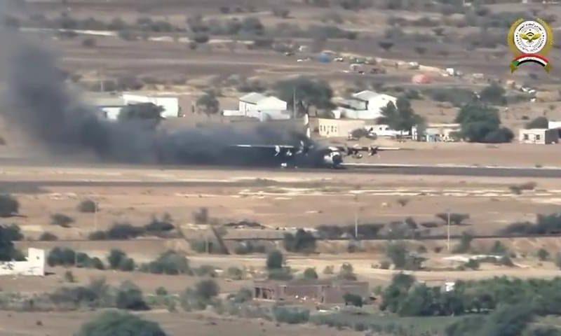 تدمير طائرة في قاعدة وادي سيدنا