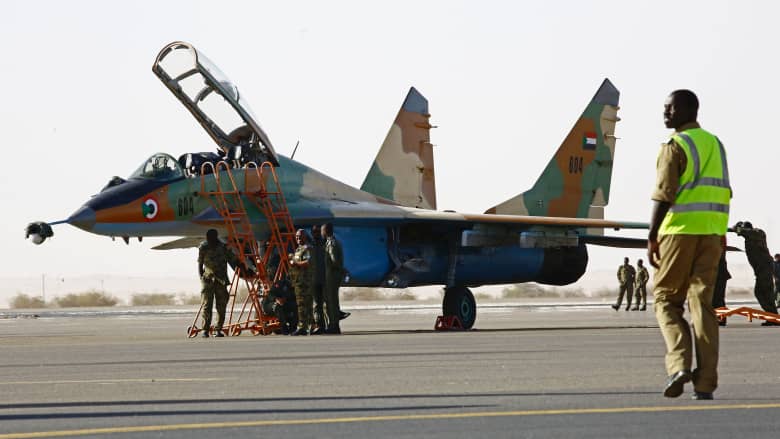 طيران الجيش السوداني يشن غارات على مواقع الدعم السريع بشمال كردفان