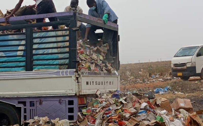 ابادة (20) طنا من المواد منتهية الصلاحية بسنار