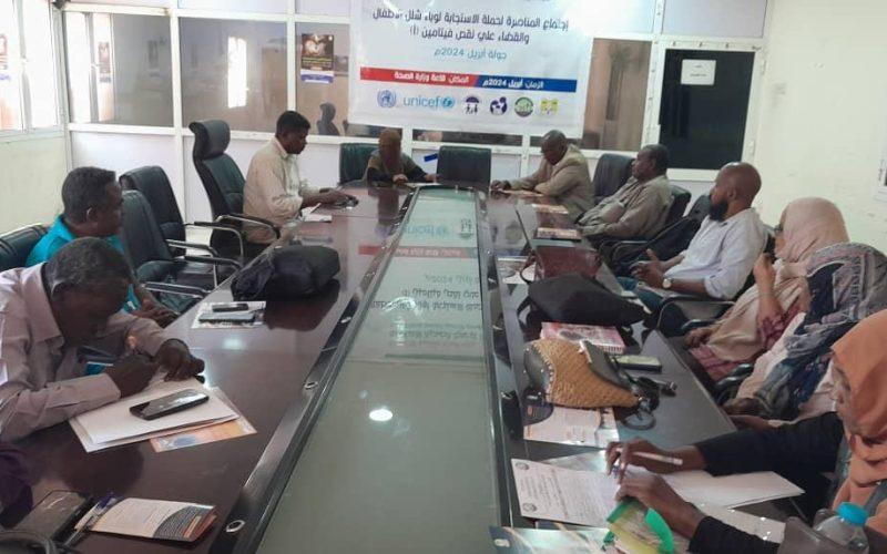 انطلاق الحملة القومية للاستجابة لوباء شلل الأطفال والقضاء على نقص فيتامين (ا) بالاثنين