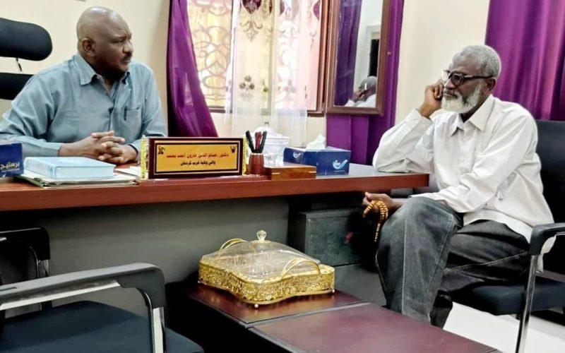 والي غرب كردفان يلتقي مدير جوازات الولاية