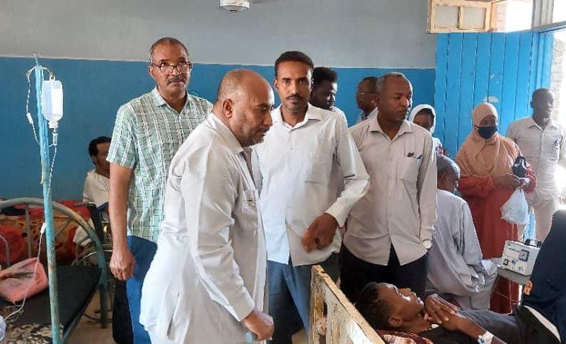 الصحة بالقضارف توكد على ترقية الخدمات بمستشفى الفاو التعليمى