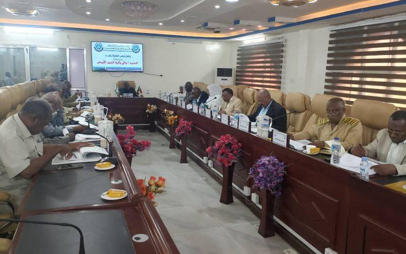 حكومة النيل الأبيض تجيز خطة وزارة البنى التحتية للاستعداد للخريف