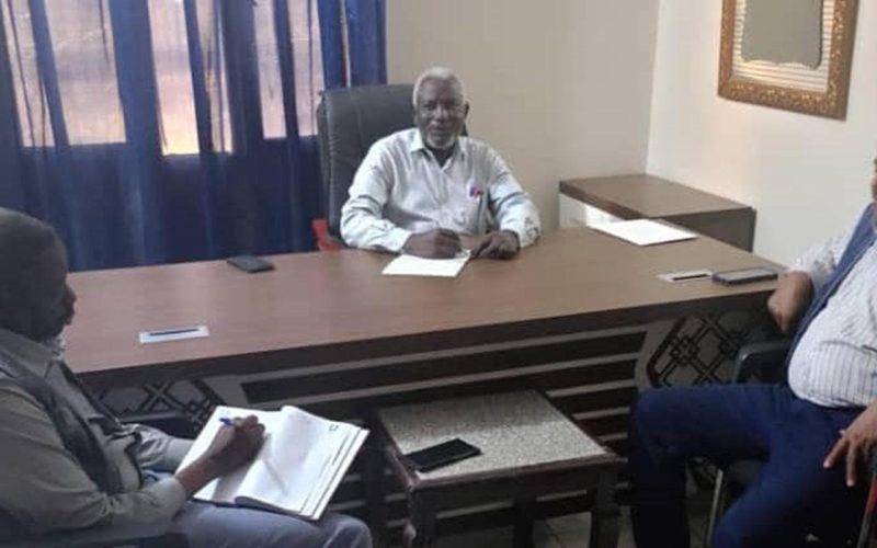 وزراء الصحة والمالية والانتاج بولاية سنار يلتقون نائب مفوض العون الانساني القومي