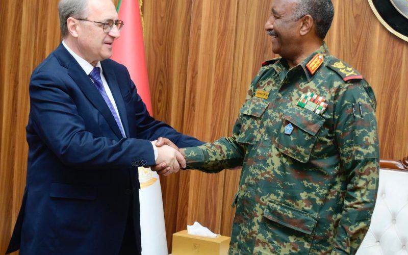 البرهان يؤكد حرص السودان على ترقية وتعزيز علاقاته مع روسيا