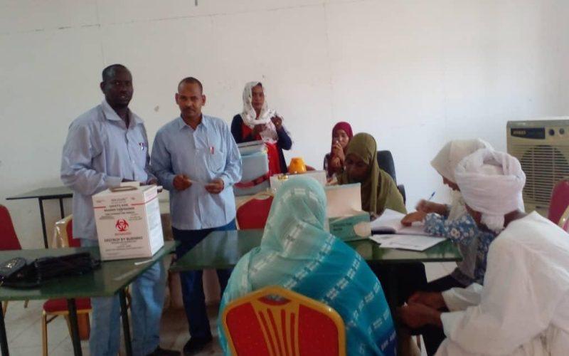 بدء اجراءات الكشف الطبي وتطعيم حجاج ولاية النيل الابيض