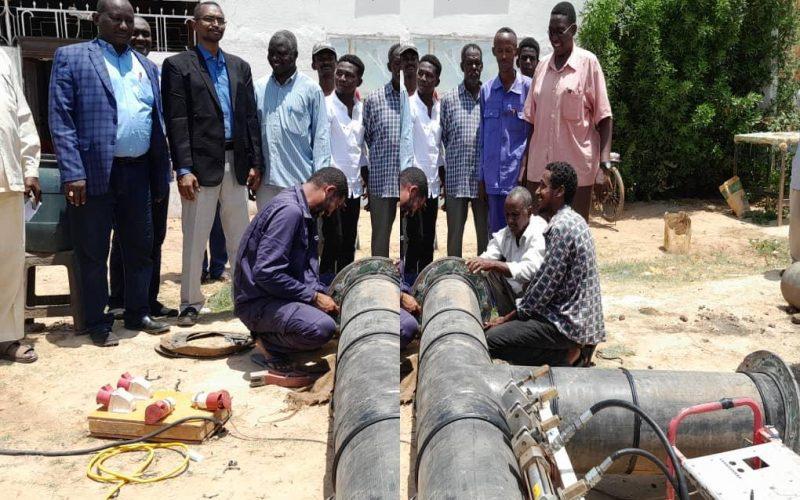 وزير البنية التحتية بكوستي يقف على سير توصيل المياه