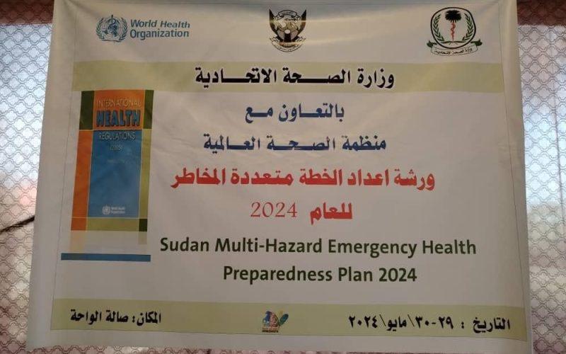 بمشاركة عدد من الولايات : الصحة الاتحادية تنظم ورشة إعداد الخطة متعددة المخاطر للعام 2024م