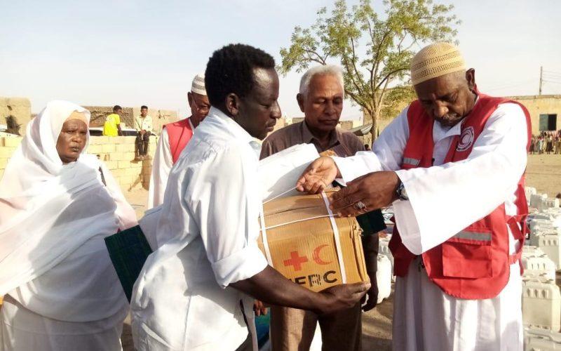 العون الانساني بالنيل الابيض يقف على وضع نازحي جبل الدائر