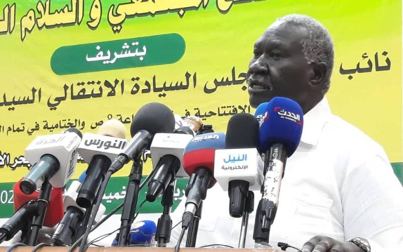 *عقار : القوات المسلحة هي القوة الوحيدة المؤهلة لتحقيق السلام والاستقرار بالبلاد