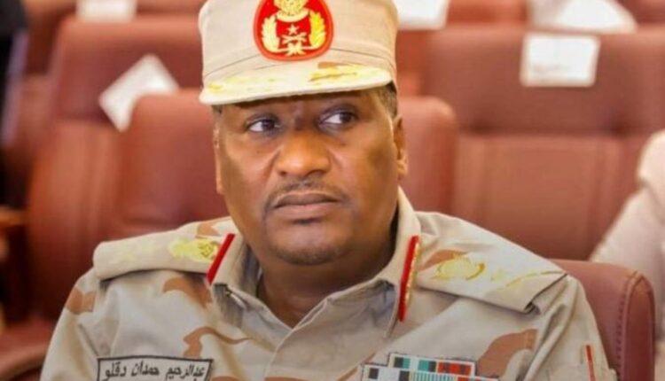 “دقلو” يبلغ جهات دولية بفقدانه السيطرة على المقاتلين