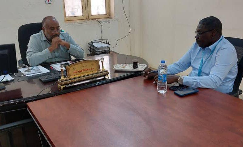 مدير عام وزارة الصحة بالقضارف يلتقى المدير الاقليمى لمنظمة اليونسيف بشرق السودان