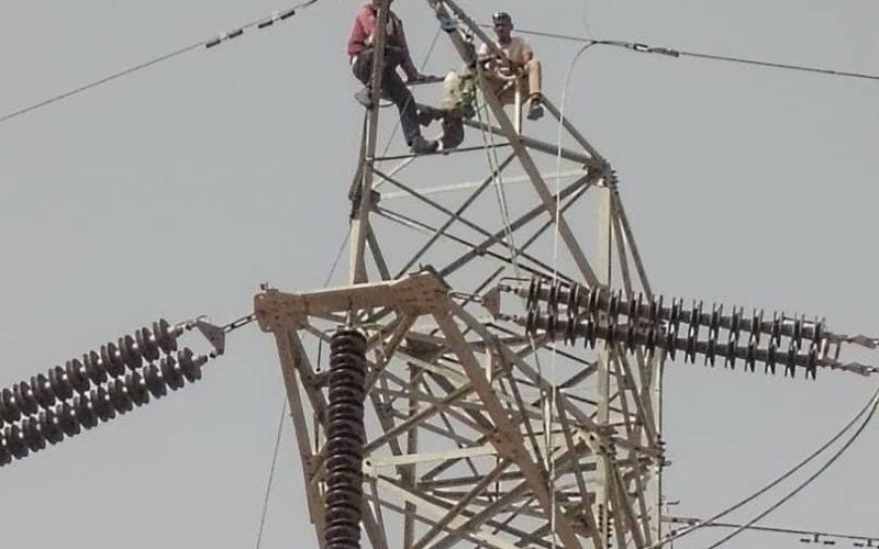 ادخال نظام جديد في محطة سنكات وصيانة الابراج الناقلة لكهرباء اروما وقراها