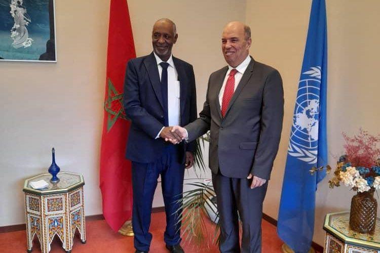 النائب العام يجتمع برئيس مجلس حقوق الإنسان