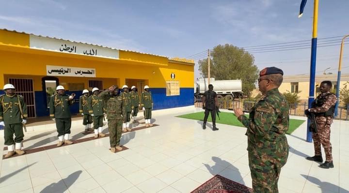 إبراهيم جابر يصل مروي ويتفقد الفرقة ١٩ مشاه