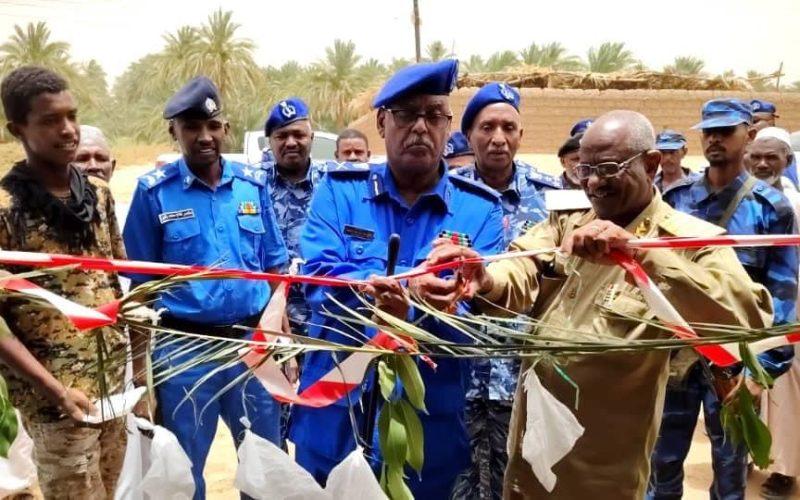 مدير الإدارة العامة للشرطة المجتمعية يختتم زيارته للشمالية بمروي ويفتتح مركز الشرطة المجتمعي بالسقاي