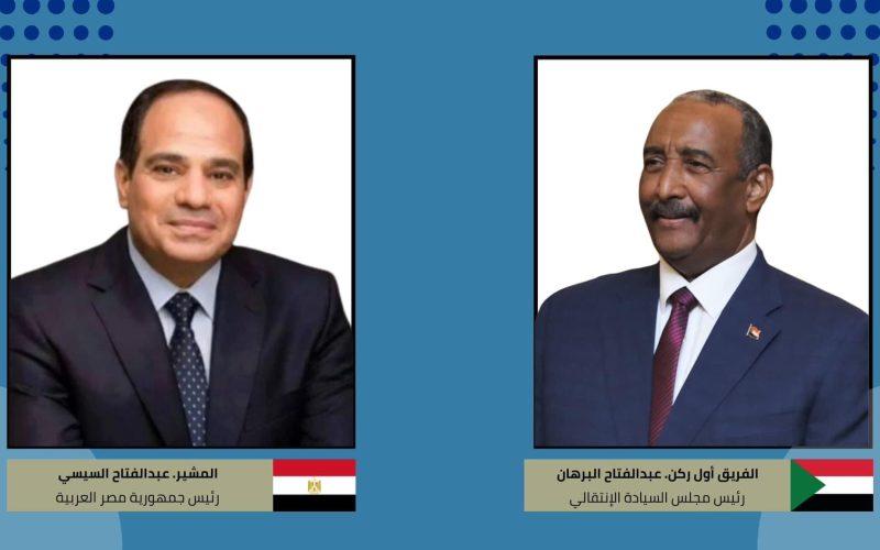 رئيس المجلس السيادي يتلقى برقية تهنئة من الرئيس المصري عبد الفتاح السيسي